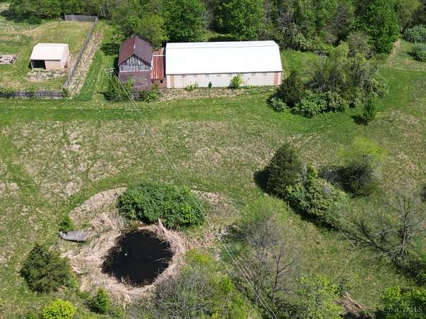 17.7 Acres of Land with Home for Sale in Aurora, Indiana