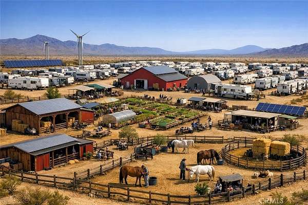 19.4 Acres of Land with Home for Sale in Lucerne Valley, California