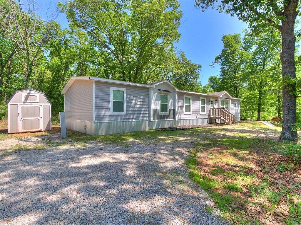 3.5 Acres of Land with Home for Sale in Tecumseh, Oklahoma