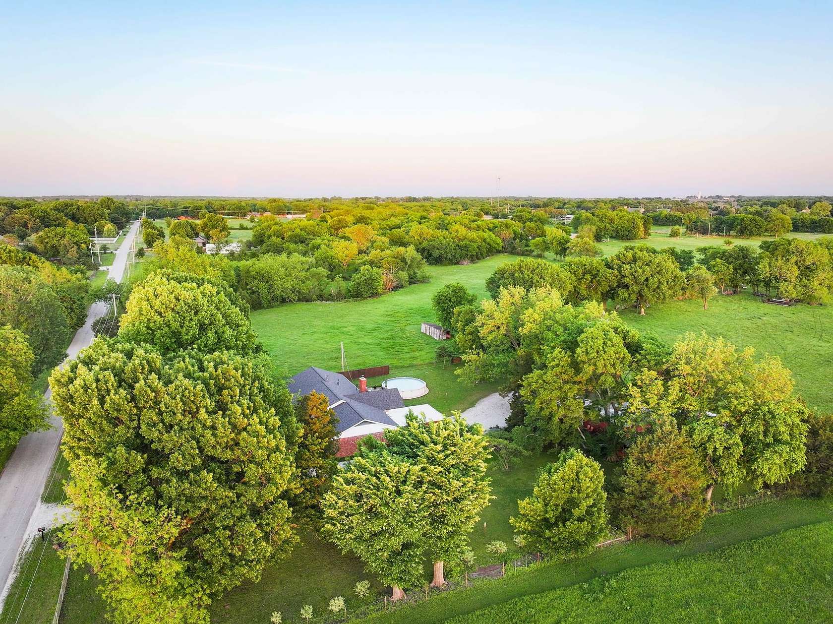 40 Acres of Land with Home for Sale in Jenks, Oklahoma