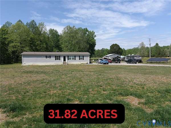 31.8 Acres of Land with Home for Sale in Carson, Virginia