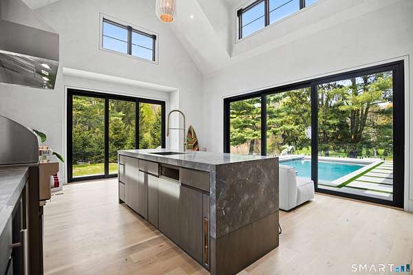 2.25 Acres of Land with Home for Sale in New Canaan, Connecticut