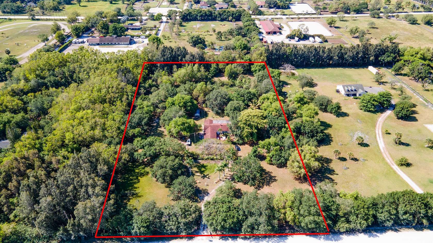 5 Acres of Land with Home for Sale in Wellington, Florida