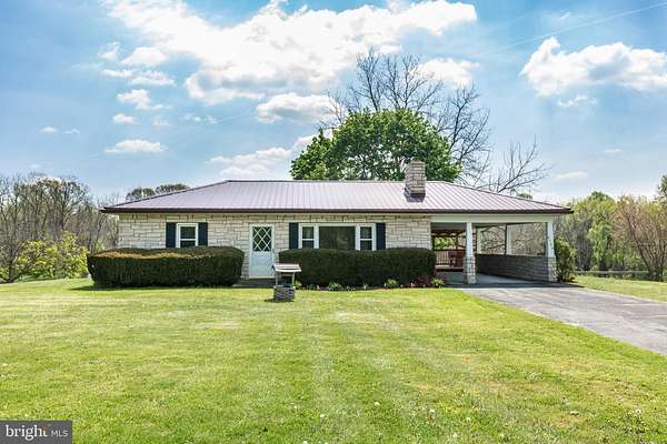 8.8 Acres of Land with Home for Sale in Chambersburg, Pennsylvania