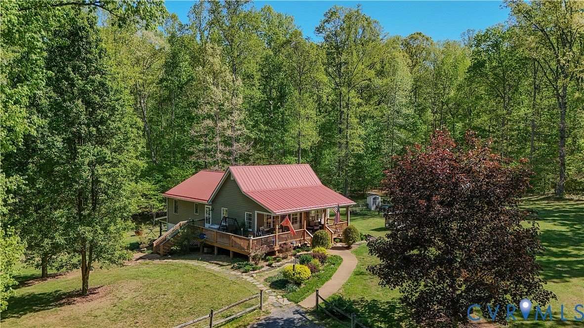11.5 Acres of Land with Home for Sale in Cumberland, Virginia