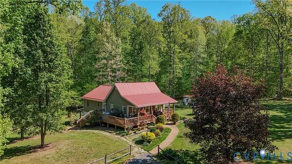 11.5 Acres of Land with Home for Sale in Cumberland, Virginia