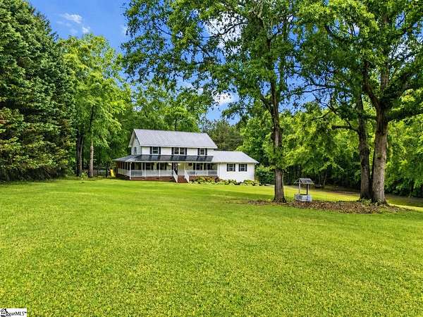 10.3 Acres of Land with Home for Sale in Anderson, South Carolina