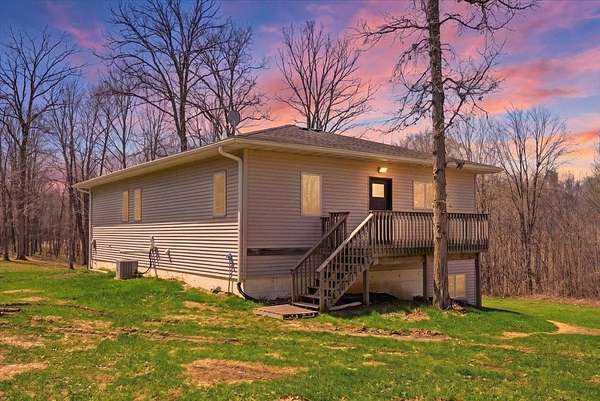 21 Acres of Recreational Land with Home for Sale in New Haven Town, Wisconsin