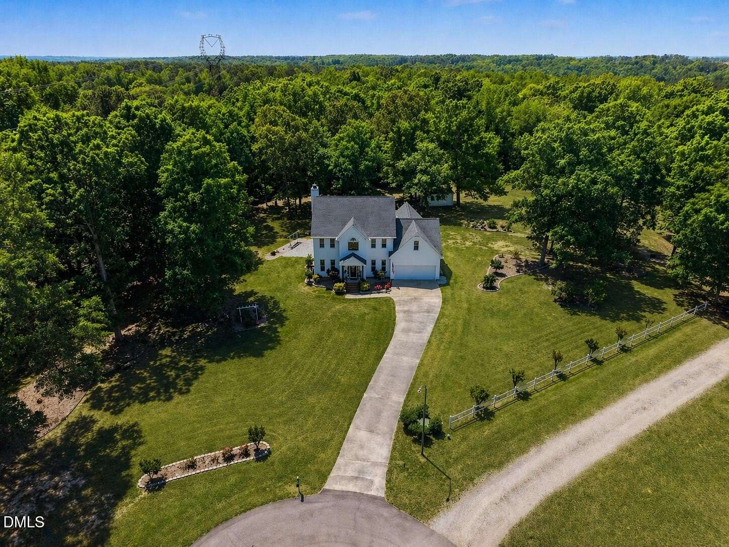 7.18 Acres of Land with Home for Sale in Clayton, North Carolina