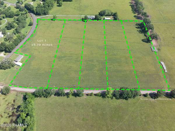 5.79 Acres of Residential Land for Sale in Sunset, Louisiana