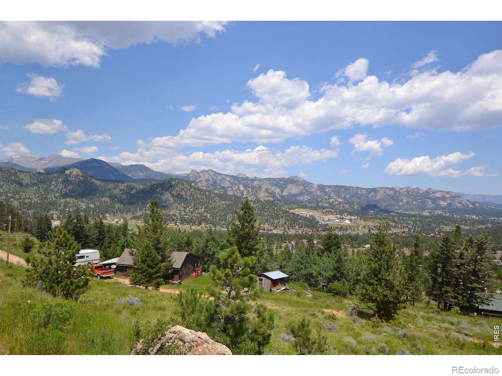 2.5 Acres of Land with Home for Sale in Estes Park, Colorado