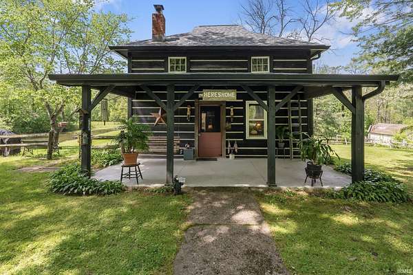 9.2 Acres of Land with Home for Sale in Morgantown, Indiana