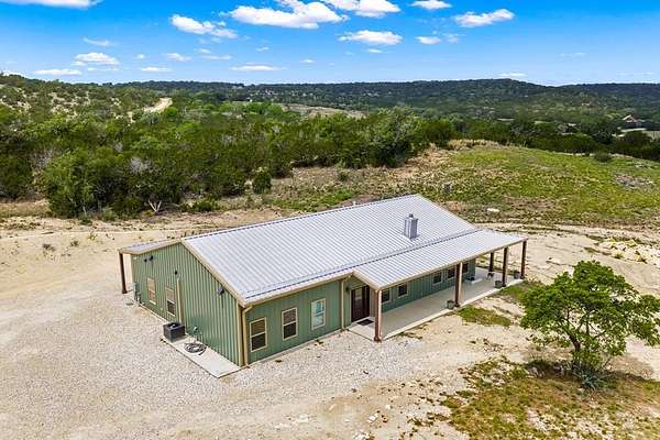 6.82 Acres of Land with Home for Sale in Center Point, Texas