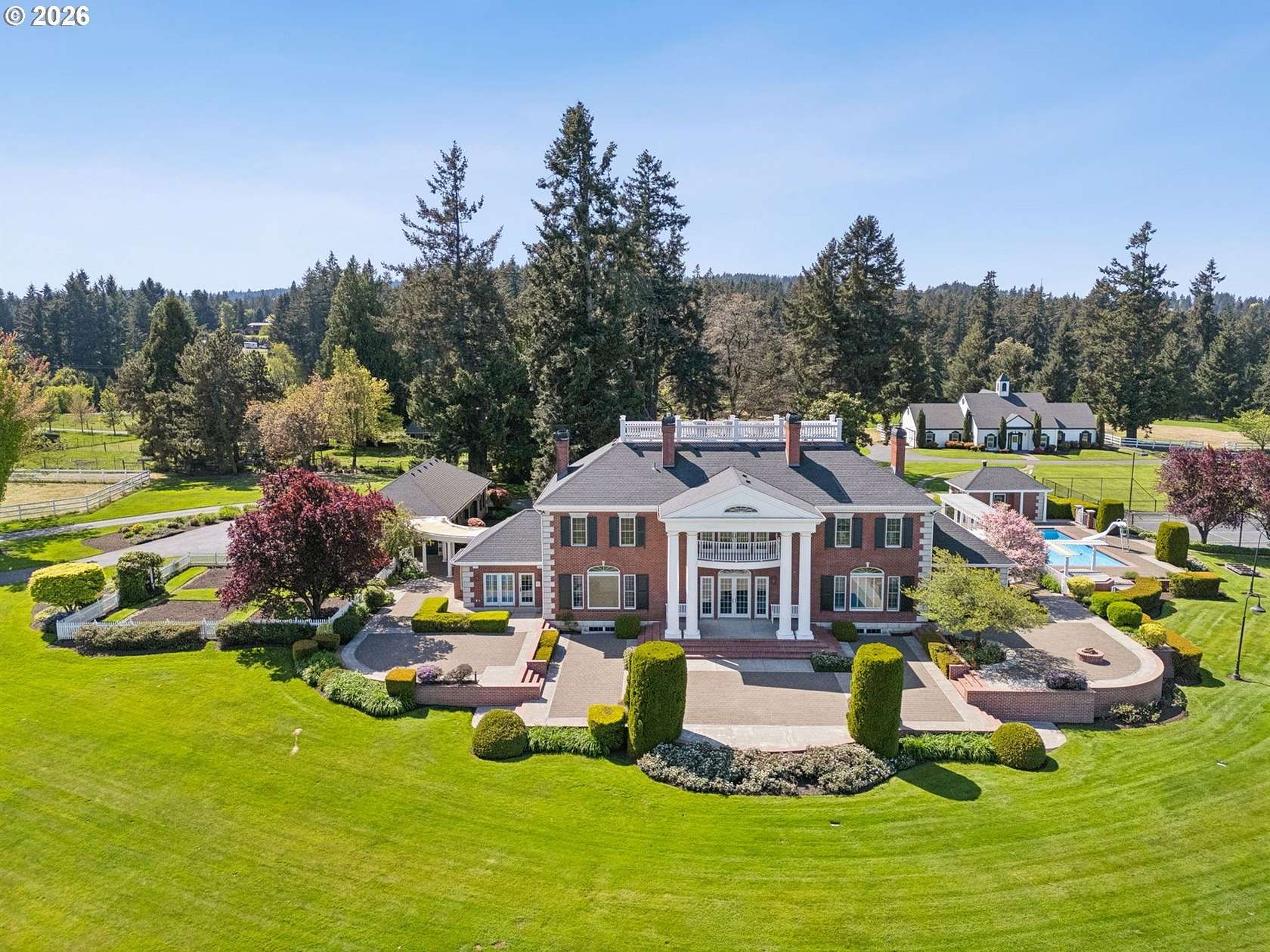 31.8 Acres of Agricultural Land with Home for Sale in Sherwood, Oregon
