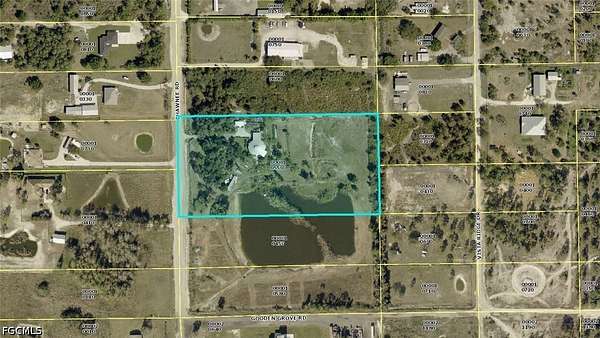5.11 Acres of Land with Home for Sale in Fort Myers, Florida