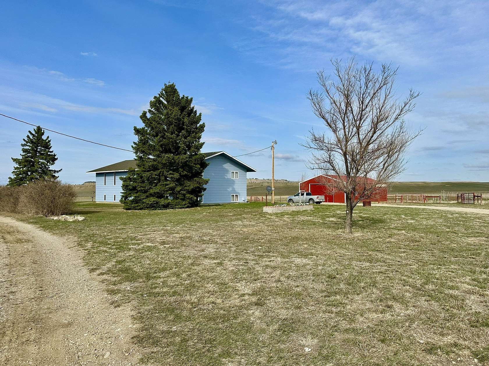 40.5 Acres of Land with Home for Sale in Ryegate, Montana