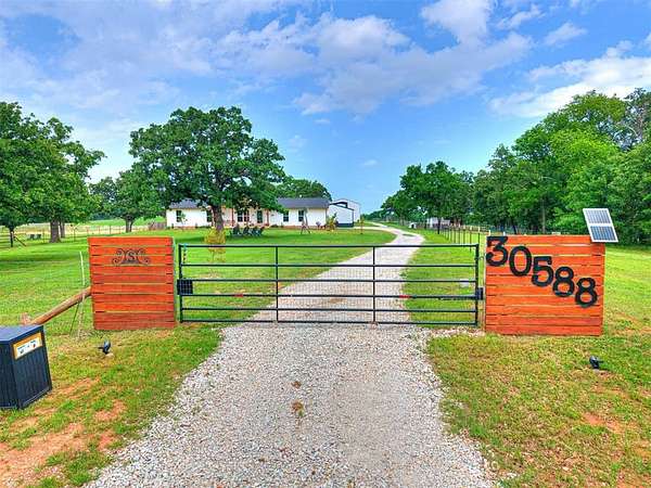 20 Acres of Land with Home for Sale in Wanette, Oklahoma