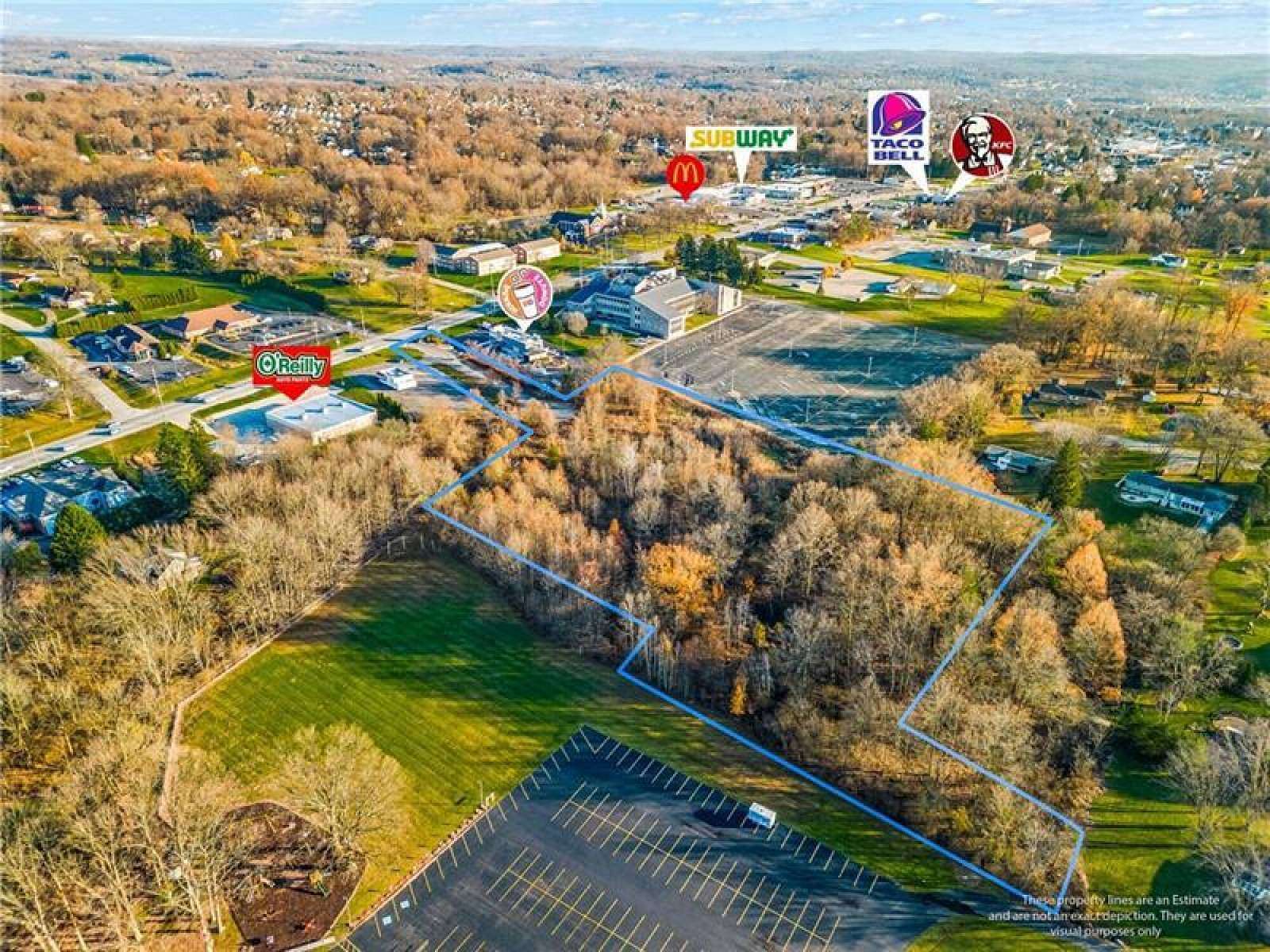 5.38 Acres of Commercial Land for Auction in New Castle, Pennsylvania