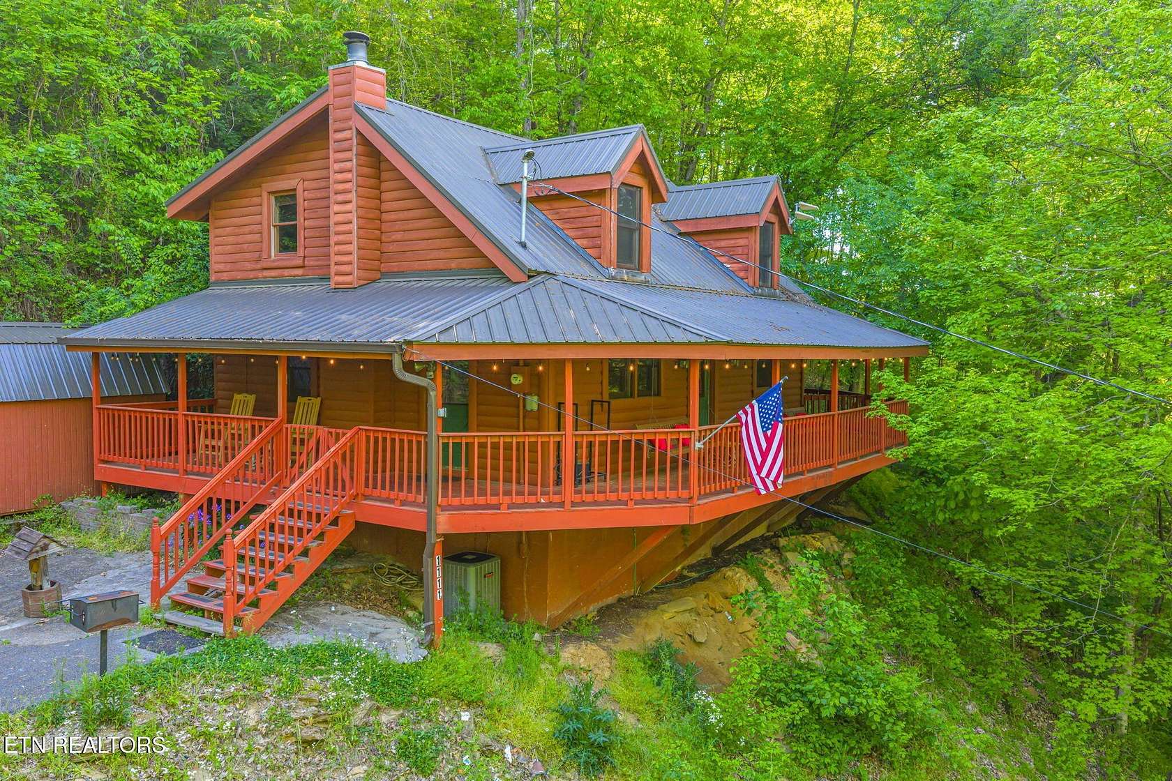 2.63 Acres of Land with Home for Sale in Sevierville, Tennessee