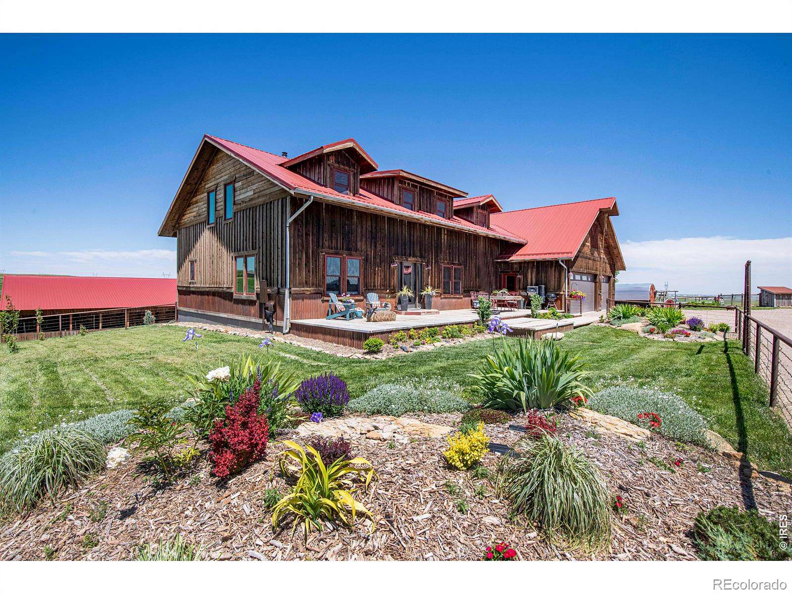 34.4 Acres of Agricultural Land with Home for Sale in Nunn, Colorado