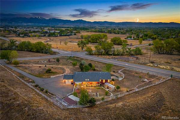 2.67 Acres of Land with Home for Sale in Longmont, Colorado