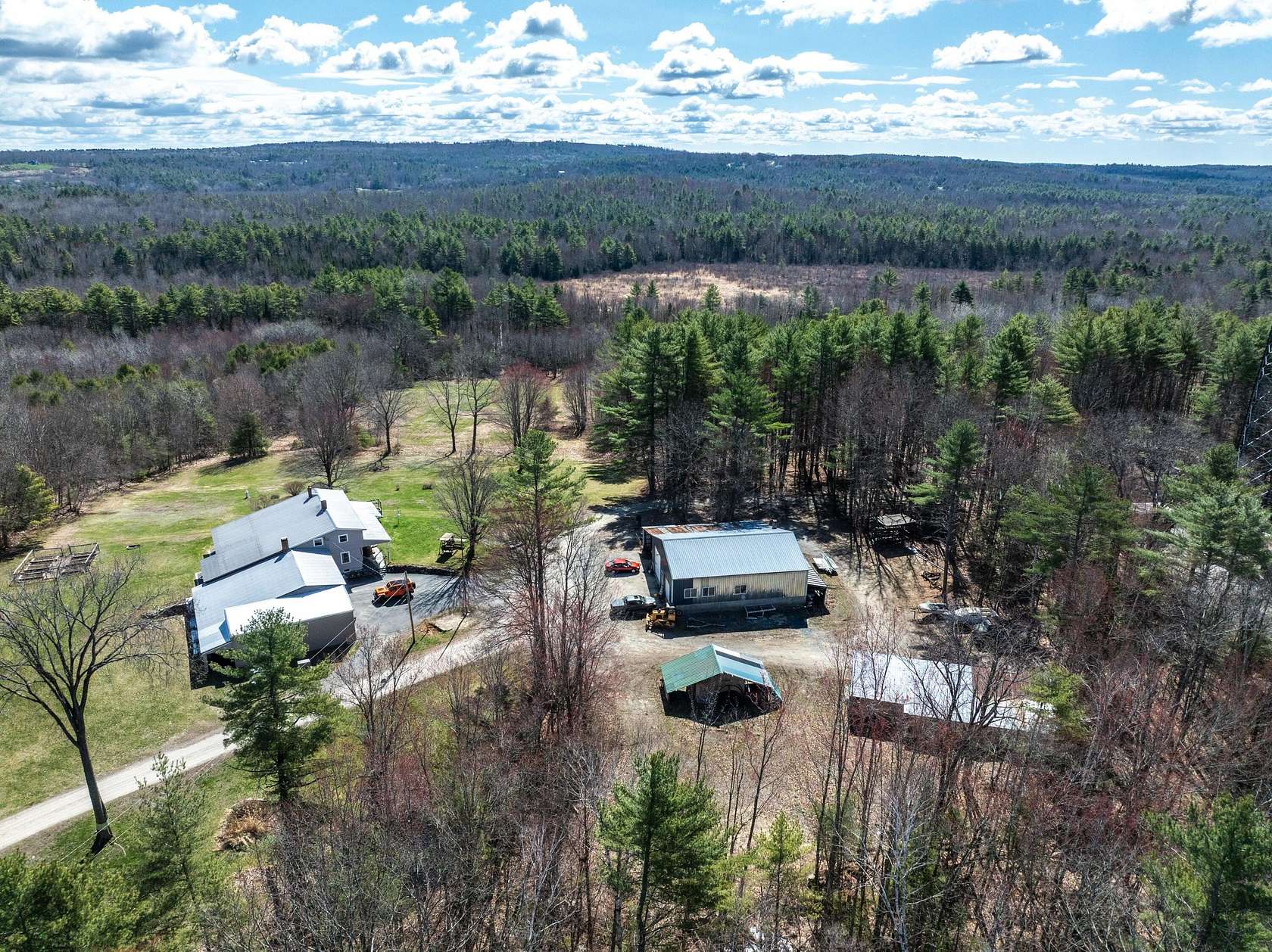 200 Acres of Improved Land for Sale in Greene, Maine
