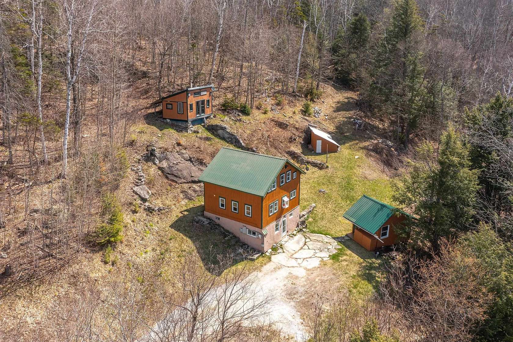 12 Acres of Land with Home for Sale in Mount Holly, Vermont