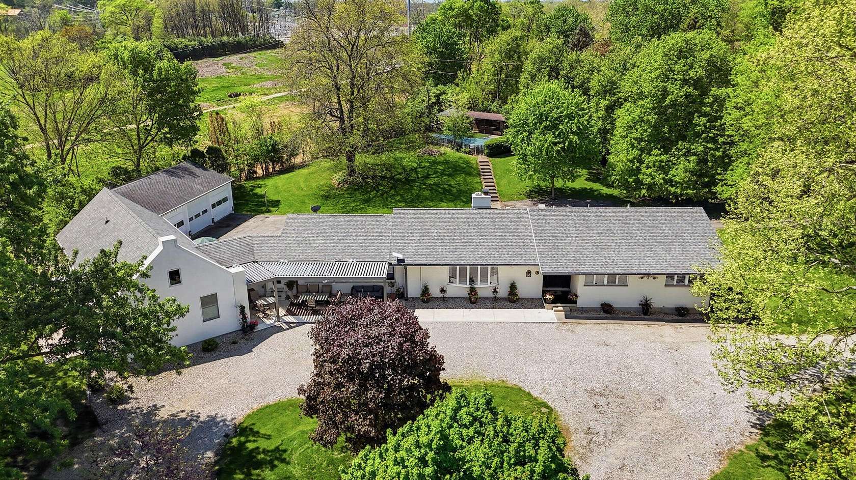 3.87 Acres of Land with Home for Sale in Tipp City, Ohio
