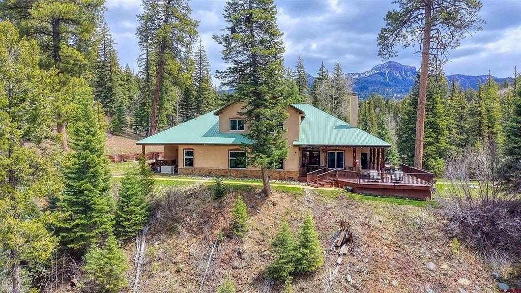 35.6 Acres of Land with Home for Sale in Pagosa Springs, Colorado