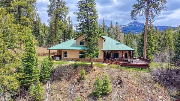 35.6 Acres of Land with Home for Sale in Pagosa Springs, Colorado