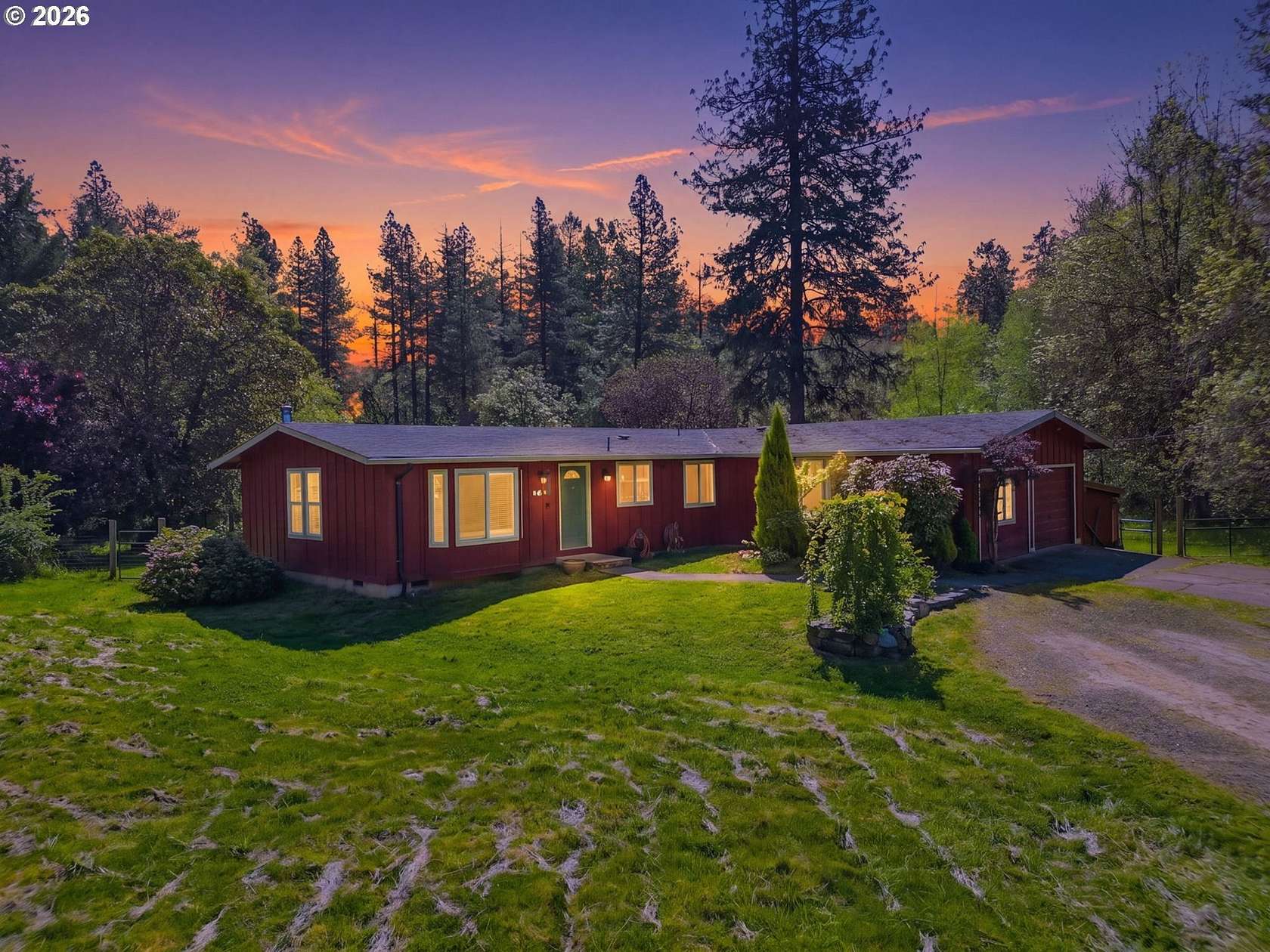 2.5 Acres of Land with Home for Sale in Elmira, Oregon