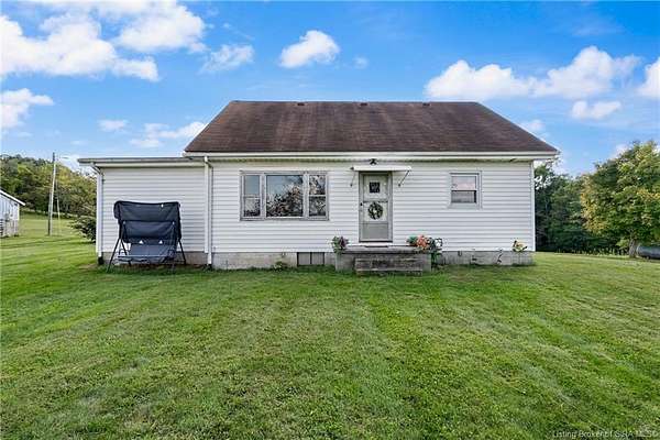 6 Acres of Land with Home for Auction in Corydon, Indiana