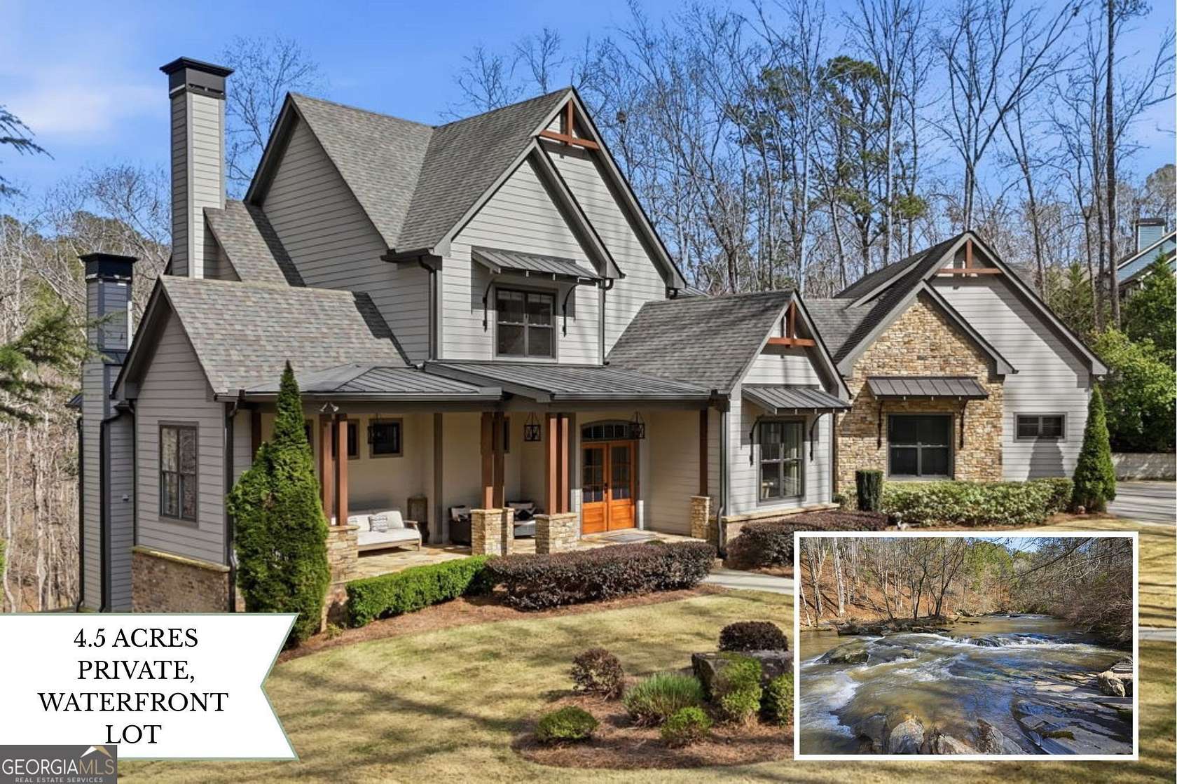 4.5 Acres of Land with Home for Sale in Cumming, Georgia