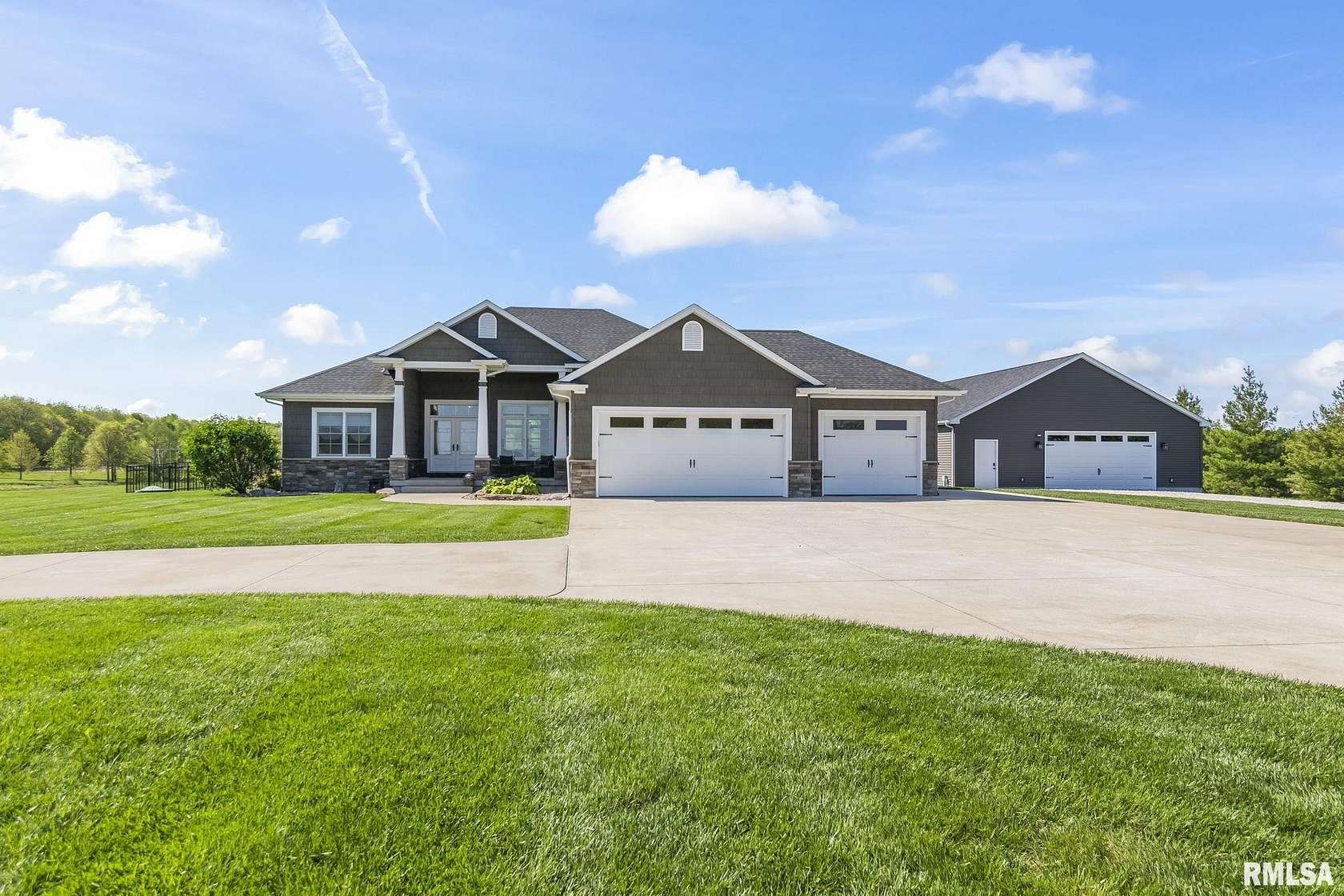 5 Acres of Land with Home for Sale in Girard, Illinois