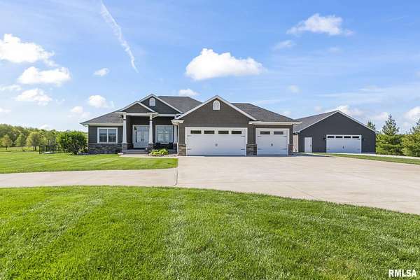 5 Acres of Land with Home for Sale in Girard, Illinois
