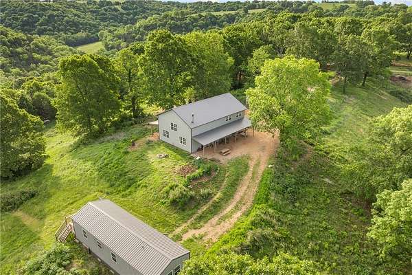 39.7 Acres of Agricultural Land with Home for Sale in Harrison, Arkansas