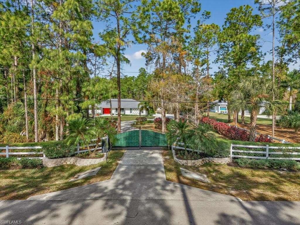 2.5 Acres of Land with Home for Sale in Naples, Florida