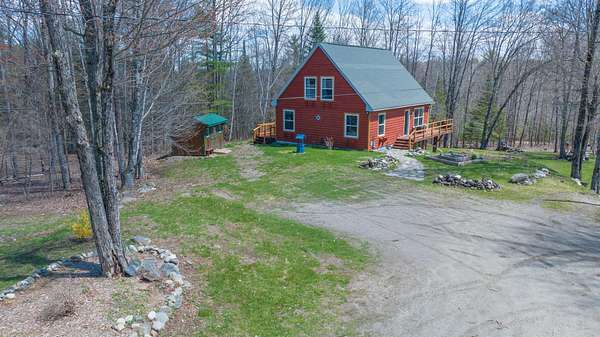 10.3 Acres of Land with Home for Sale in Starks, Maine