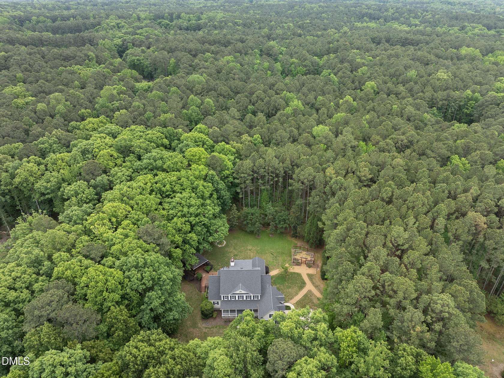 3.18 Acres of Land with Home for Sale in Apex, North Carolina
