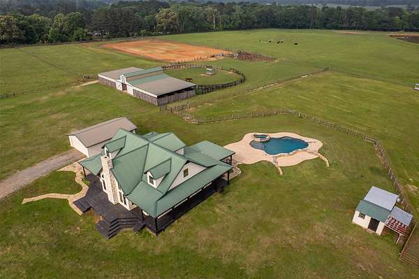 35.6 Acres of Land with Home for Sale in Troup, Texas