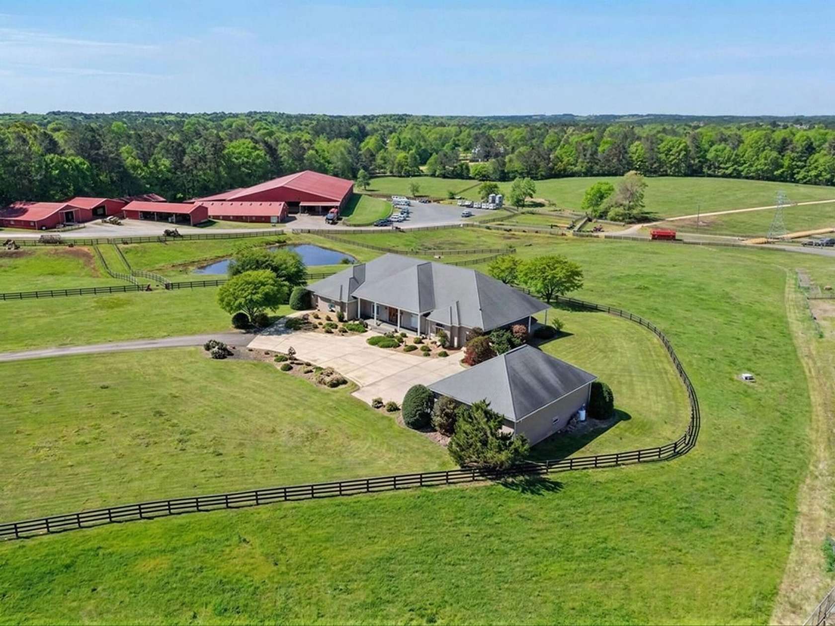 52 Acres of Land with Home for Sale in Sanford, North Carolina