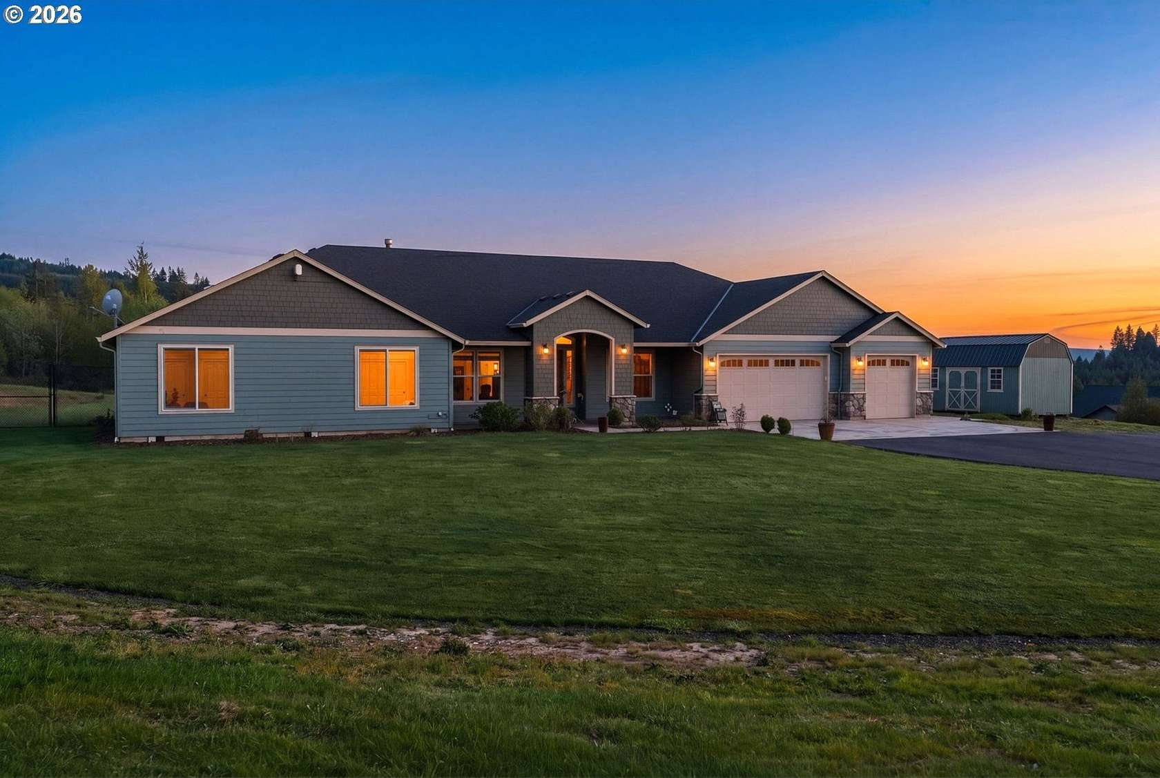5 Acres of Land with Home for Sale in Kelso, Washington