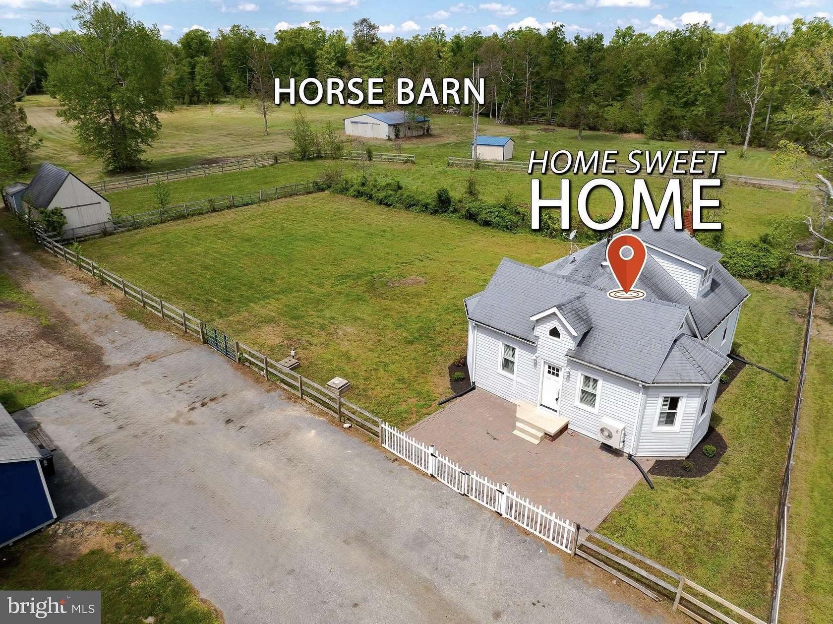 7.3 Acres of Land with Home for Sale in La Plata, Maryland