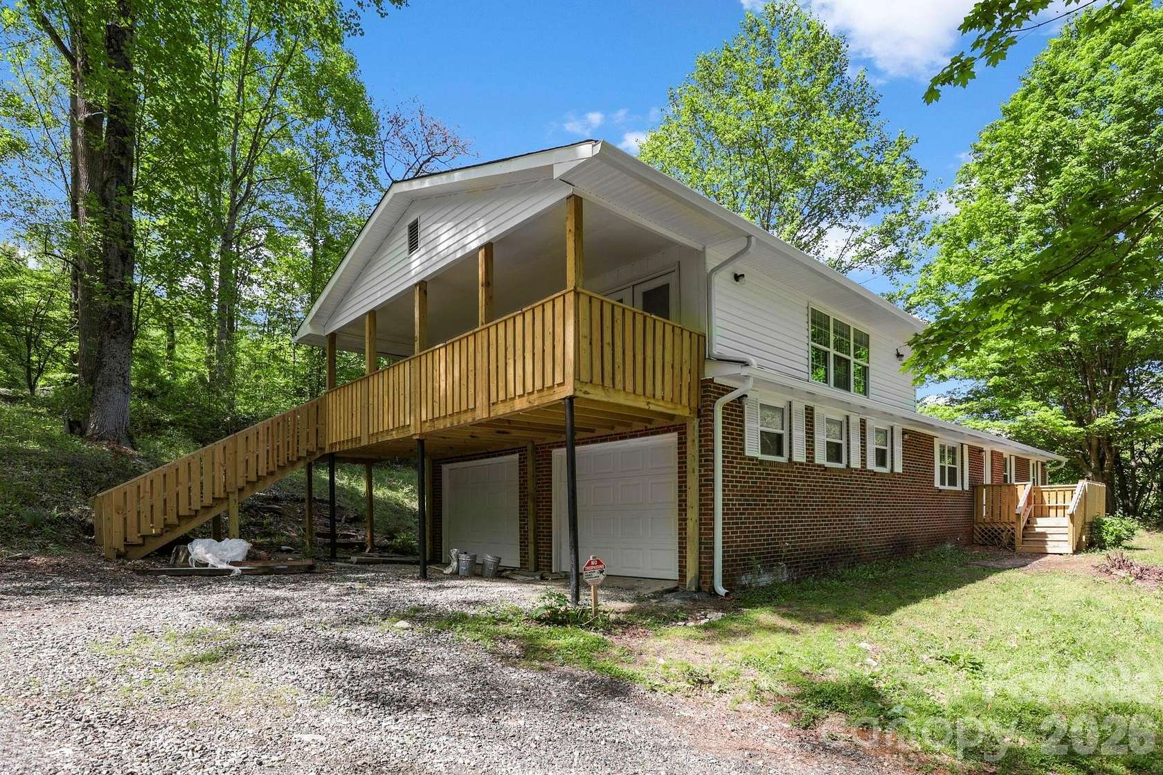 1.8 Acres of Land with Home for Sale in Barnardsville, North Carolina