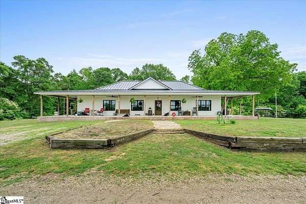 44 Acres of Agricultural Land with Home for Sale in Anderson, South Carolina