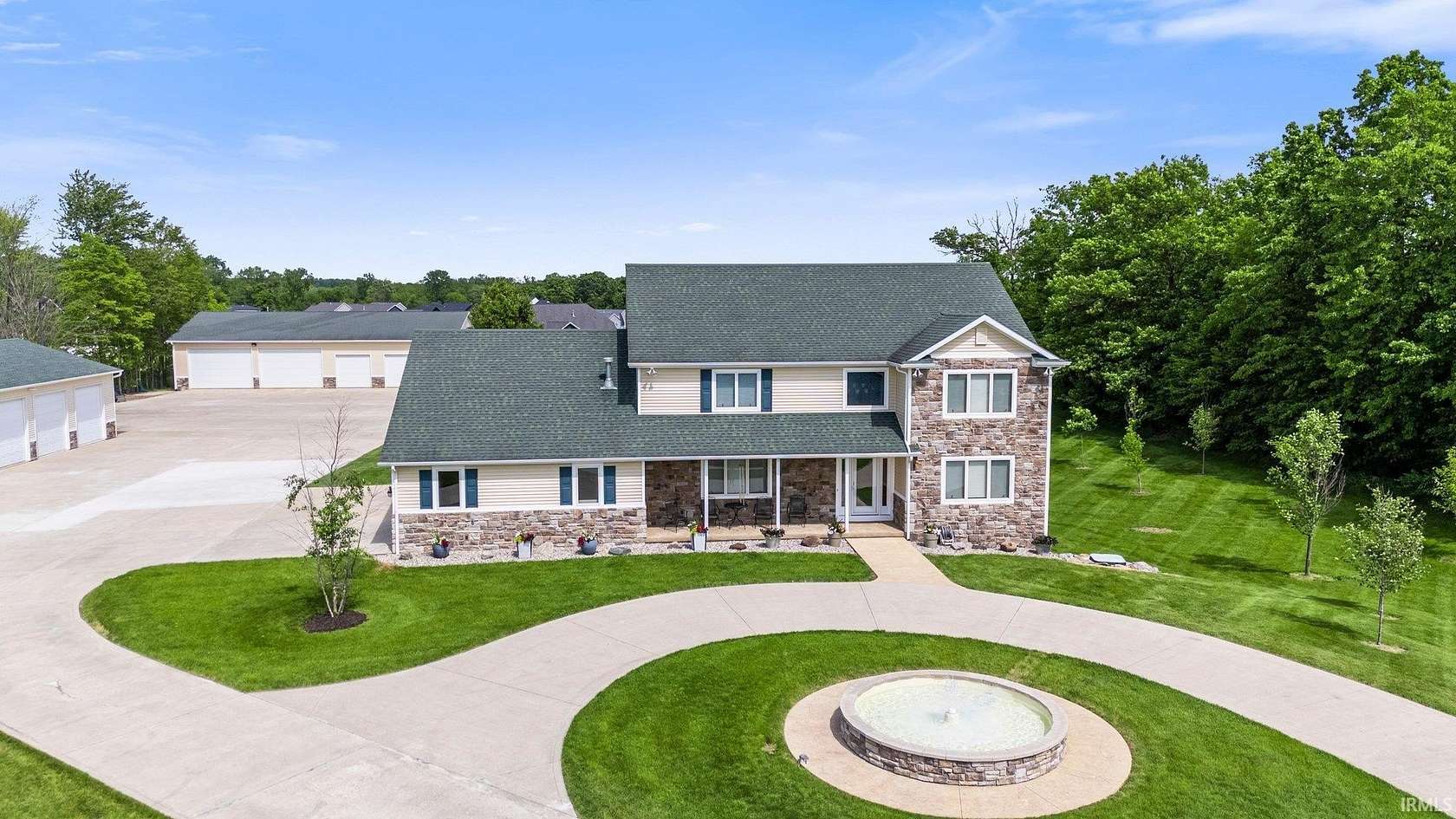 8.19 Acres of Land with Home for Sale in Leo, Indiana