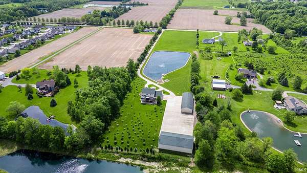 8.19 Acres of Land with Home for Sale in Leo, Indiana