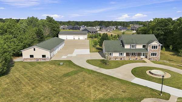 8.19 Acres of Land with Home for Sale in Leo, Indiana