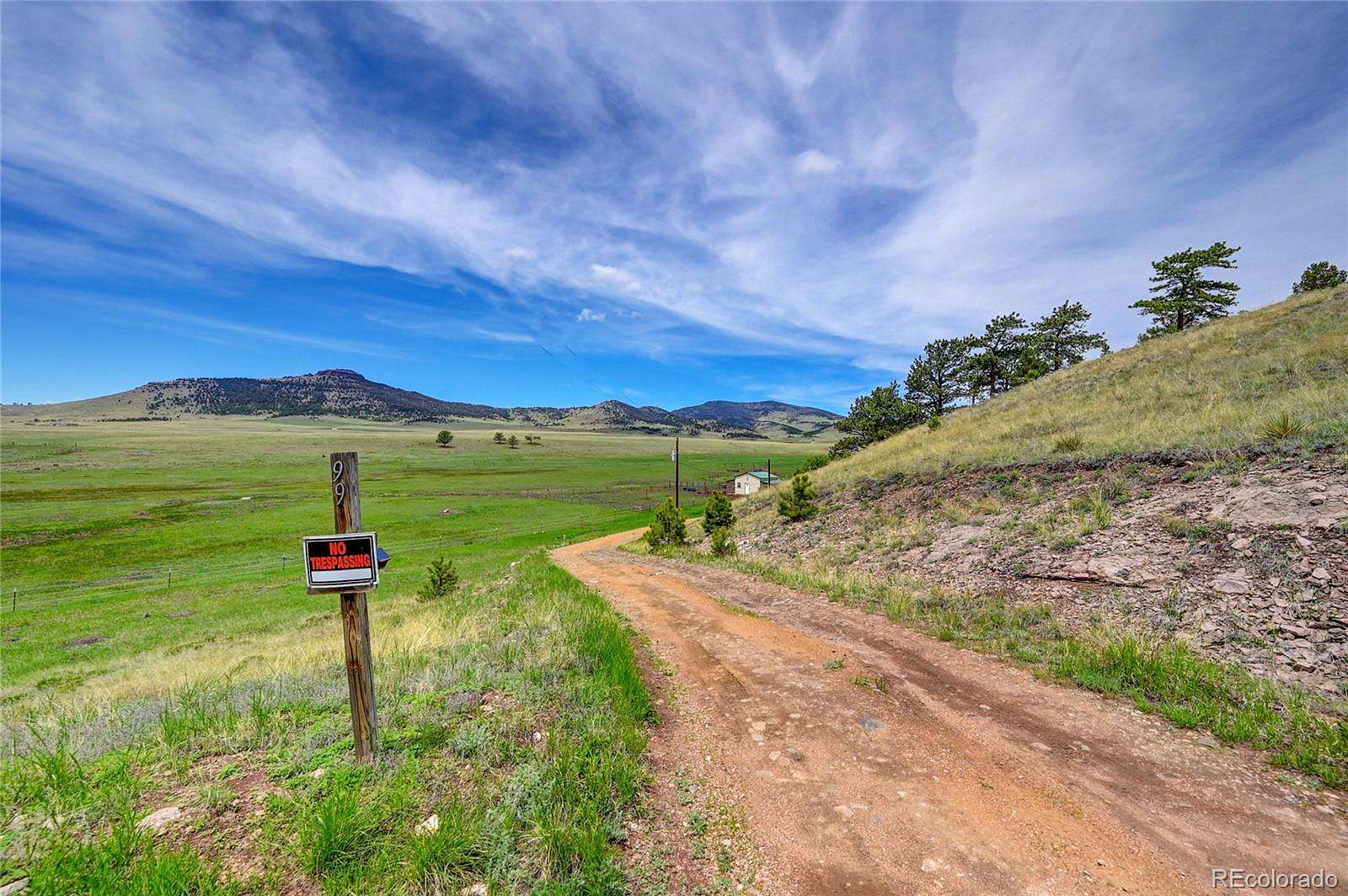 5.66 Acres of Land with Home for Sale in Guffey, Colorado