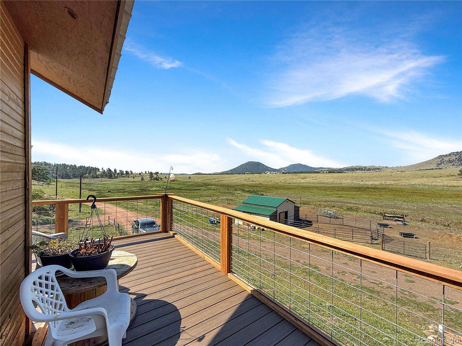5.66 Acres of Land with Home for Sale in Guffey, Colorado